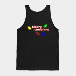 Merry Christmas Lights Tank Top